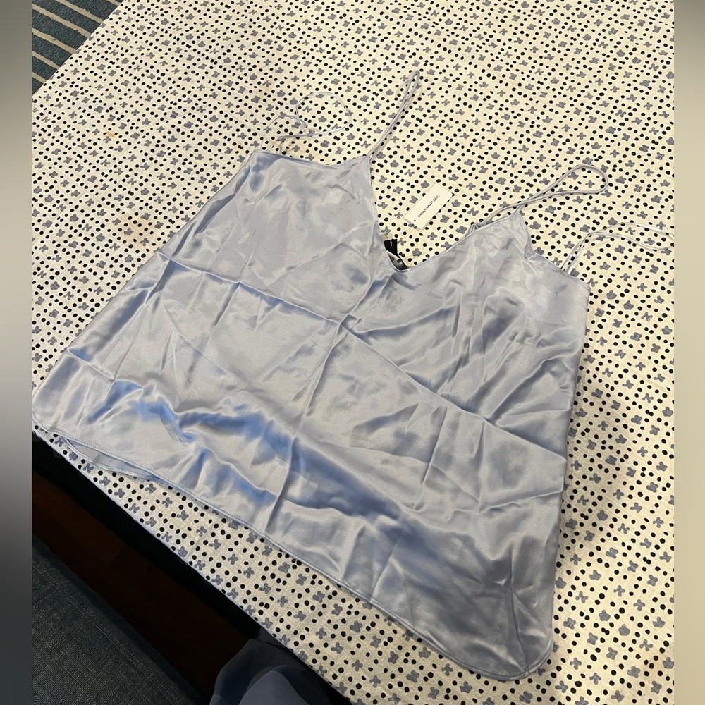 Banana Republic Sky Blue Silk Camisole, NWT, XL